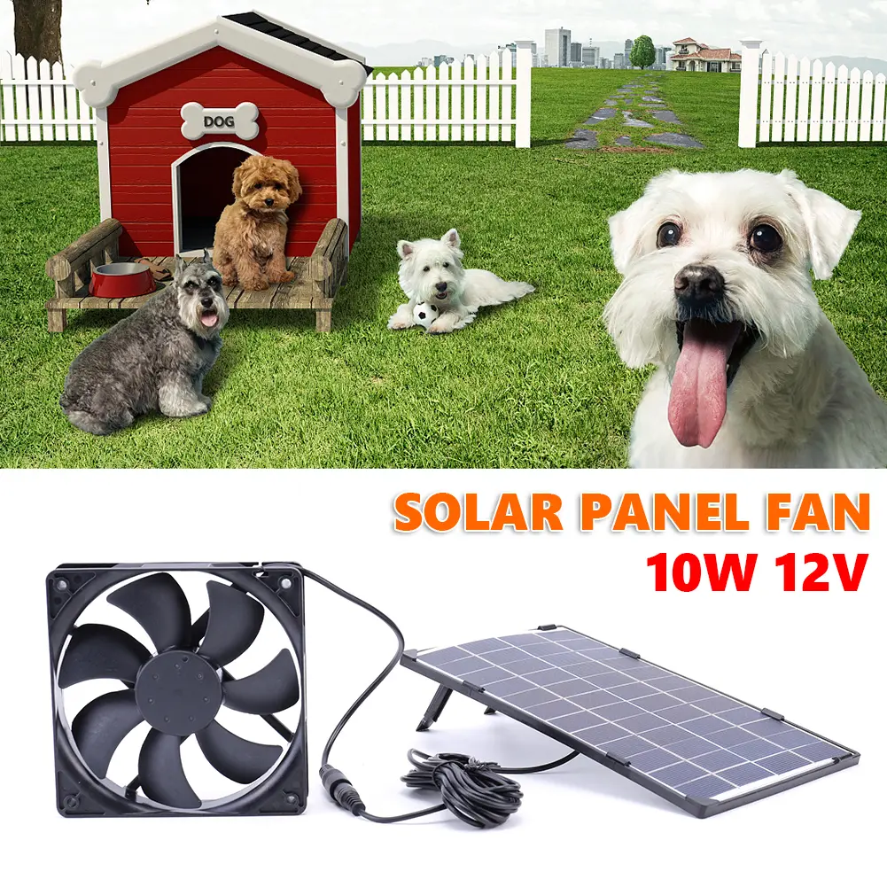 12V 10W Solar Powered Panel Kit Complete Outdoor Sun Power Camping