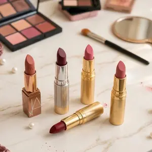 [1 Pcs] Warna Baru Lipstick Putar Matte / Gloss Bisa Pilih Warna Waterproof Lipstik Bibir Tahan Lama Tipe Lipstik Putar Matte Tahan Lama Dan Menarik