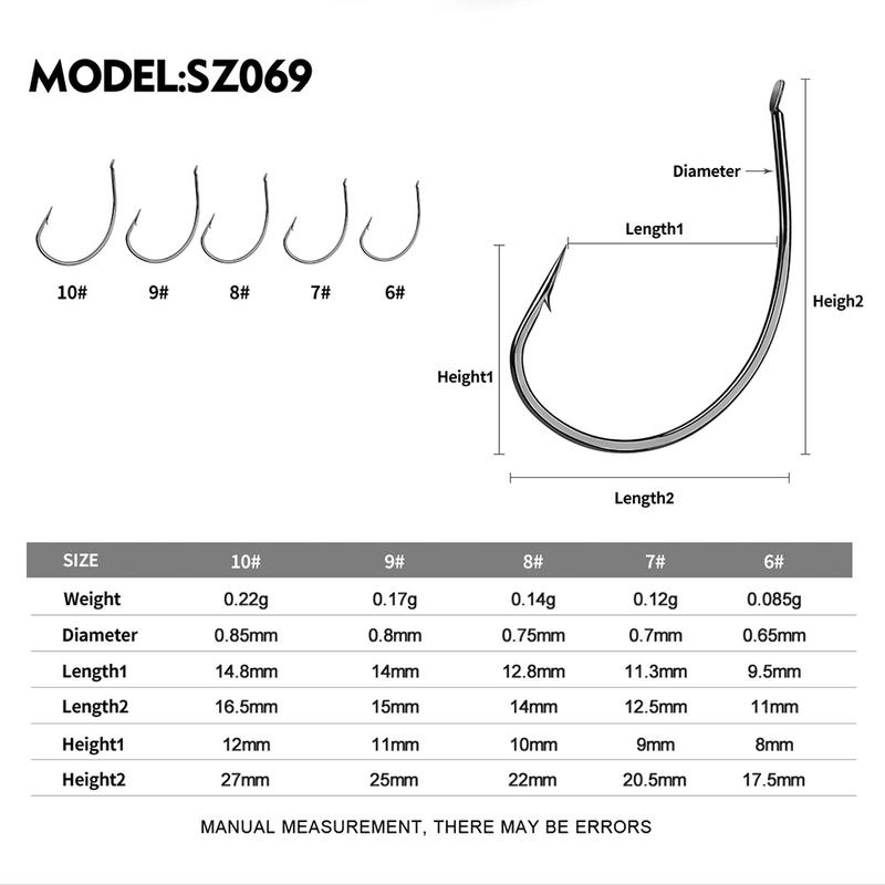 Product Introduction of FTK 10pcs/pack High Carbon Steel Fishing Hook Barbed Hook For Loaches Shrimp Insect Hook Fishing Accessories 4