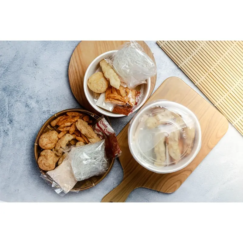 CIOMY Instan Non MSG Chicken Cheese Cuanki Cup Spicy Reguler Lite Tahu Lidah Kering Besar kecil viral rasa Kari suir ayam 3