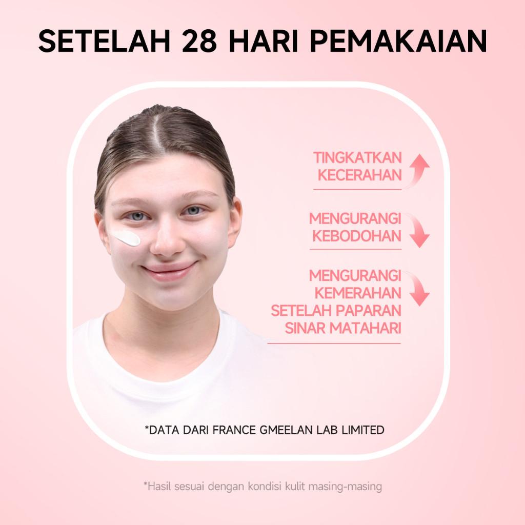 GMEELAN Rose Sunscreen 30g*2pcs GMEELAN Rose Arbutin Sunscreen SPF50 PA++++ UV