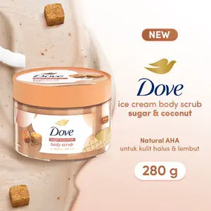 [VARIANT] Dove Ice Cream Body Scrub 280G