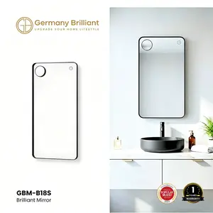 Germany Brilliant Mirror Kaca Cermin Kamar Mandi Cermin Dinding Minimalis mirror tv bathroom GBM-B18S