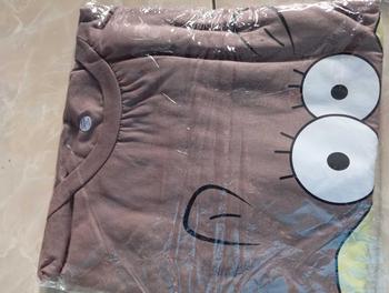 Product Review of Kaos Cewek Cowok Keluarga Ayah Anak Ibu Emon Collection Bahan Katun Lengan Pendek combed baju T-shirt Dewasa Merah Top Wanita Panjang Distro from K**🌈 1