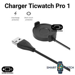 Caricabatterie USB Per TicWatch Pro, Pro 2020 E 4G/LTE – Cavo Da 100cm Con Chip Di Protezione, Ricarica Sicura E Veloce