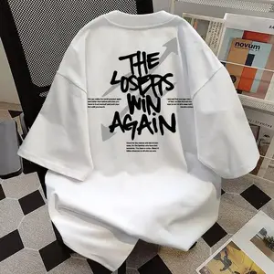 T-shirt Baju Kaos Wanita Oversize Dewasa Vintage Huruf Couple Distro Epidemic Atasan Kekinian Katun Motiqsewidgons