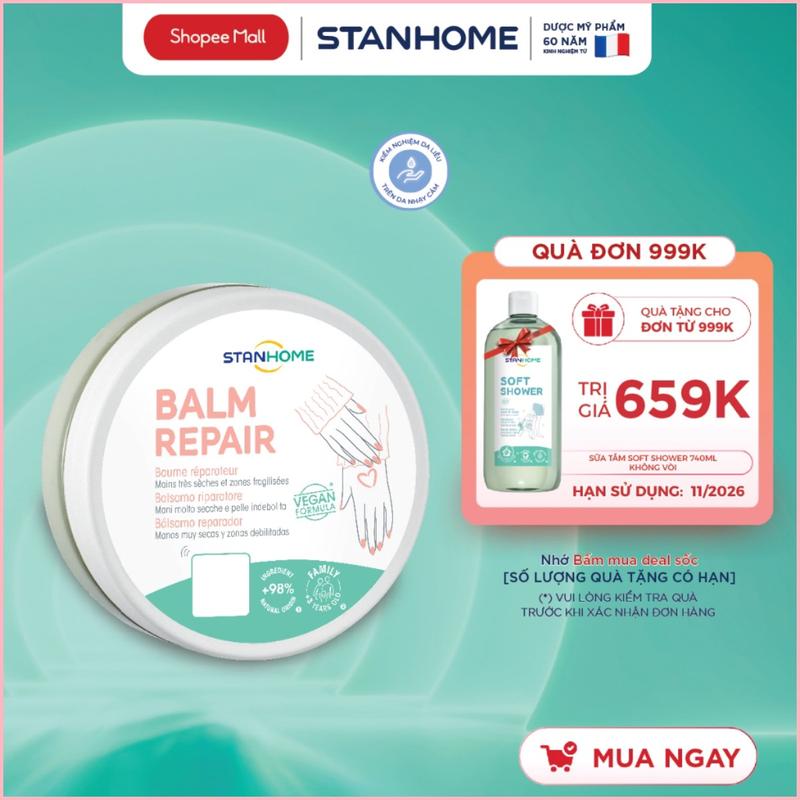 Kem dưỡng ẩm cho da khô, da rất khô Stanhome Balm Repair 50ML