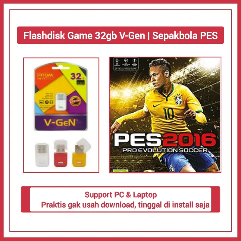 flashdisk installer game - sepakbola efootball 2016 0