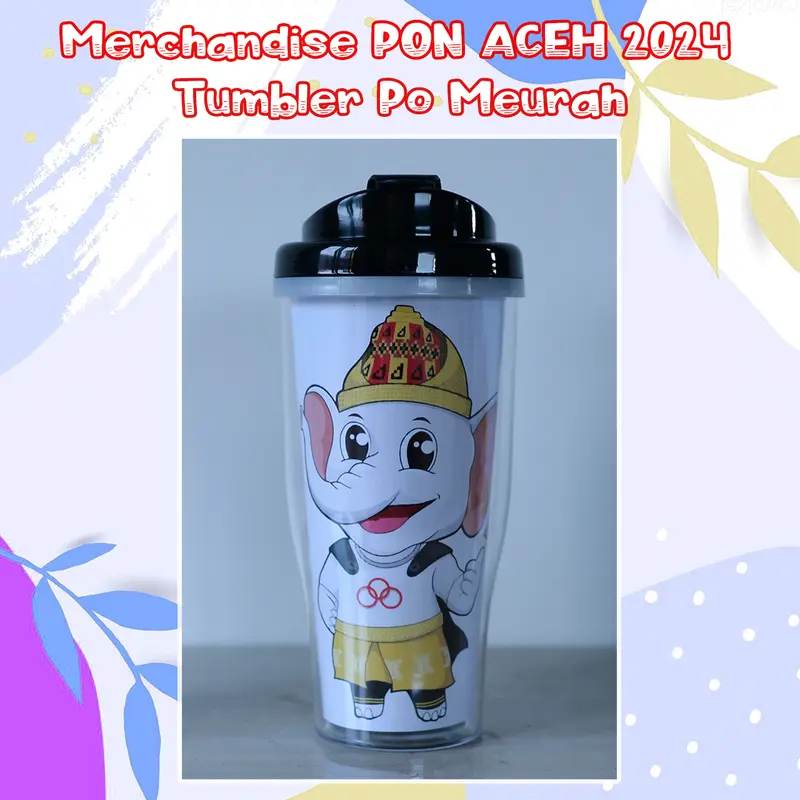 Merchandise dan Souvenir Pon Aceh 2024 Tumbler Botol Minum 4