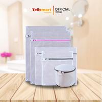 Gambar DoraHomi Laundry Bag Kantong Cucian Bra Underwear Keranjang Pakaian Bra Celana Dalam BH Kaos Mesin Cuci Laundry Bag Jaring Baju Kotor Kantong Mesin Cuci Bahan Jaring Portable Zipper - 23x30Cm, Abu dari Telixmart Indonesia Kota Administrasi Jakarta Timur 3 Tokopedia