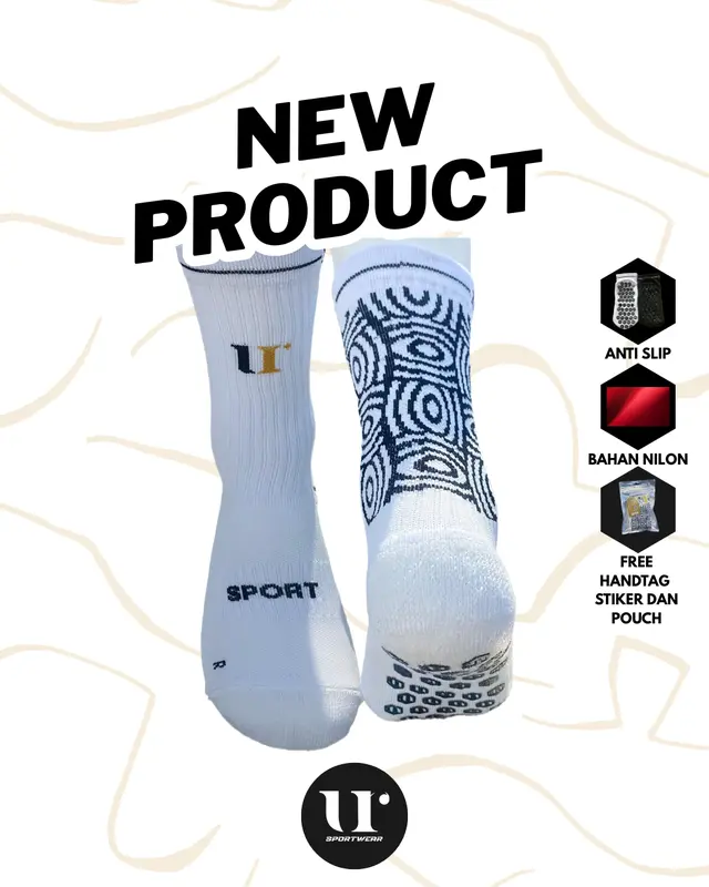 Kaos Kaki UR Elite, Kaos Kaki Antislip UR Elite, Kaos Kaki Best Seller anti slip Olahraga 0