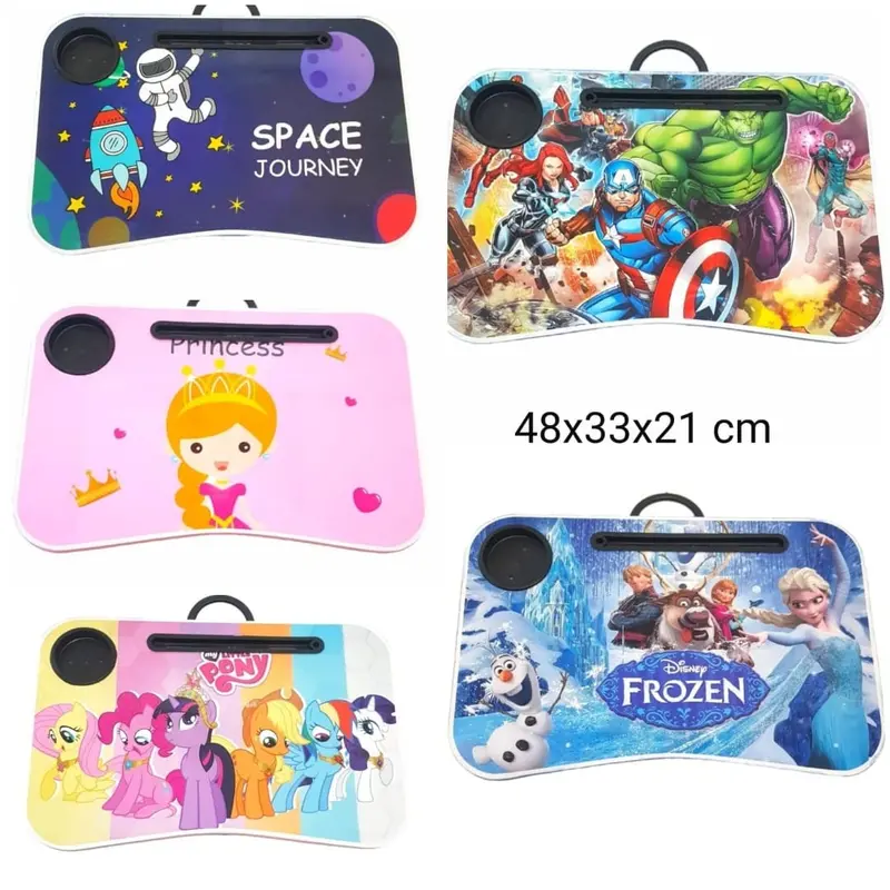 Apazada - Meja Lipat Belajar Anak Motif Karakter / Meja Lipat Portable Furniture Serbaguna  meja bisa di lipat sudah dirakit 1
