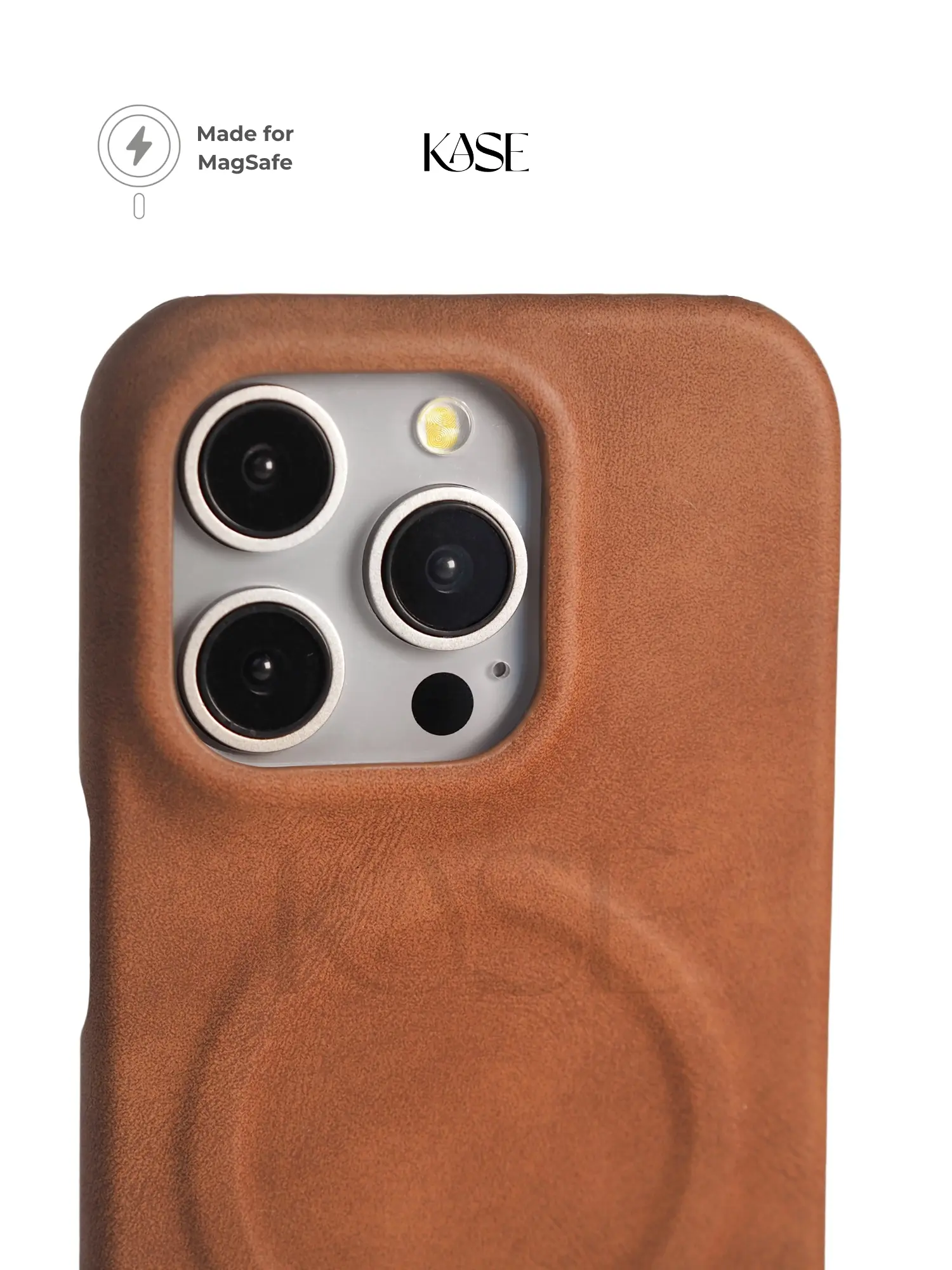 ARDENT Full Woven - Hardcase Motif Kulit Beludru Magsafe Case Sleek Design for Iphone