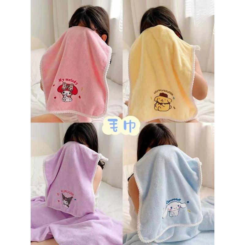 Handuk Karakter Handuk Mandi Handuk Wajah Handuk Kepala 70x140cm 35x75cm Bahan Microfiber 2