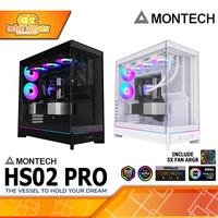 Gambar CASING MONTECH HS02 PRO Glass - Mid Tower ATX Case Tempered Glass (Free 5x ARGB Fan) dari Techno Computer Bali Kota Denpasar 1 Tokopedia