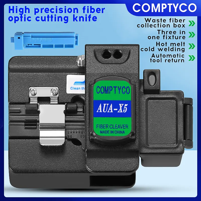 Công cụ cắt FTTH, COMPTYCO, Độ chính xác cao, Dao cắt sợi quang AUA-X5, Dao cắt cáp, Thích hợp để cắt cáp quang, Hàng mới về