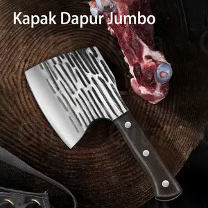 Kapak 7.5mm Jumbo Potong Tulang Golok Daging Professional Golok pisau Daging Alat Ayam pisau baja tahan karat