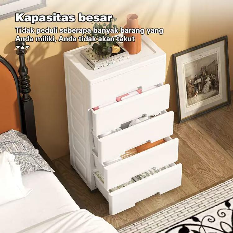 CuteBaby Lemari Pakaian/Lemariplastik/Laci Plastik/Kabinet Drawer Storage CabinetUkuran Jumbo 5 Tingkat Termurah Lemari Penyimpanan CuteBaby Lemari Pakaian/Lemariplastik/Laci Plastik/Kabinet Drawer Storage CabinetUkuran Jumbo 5 Tingkat Termurah Lemari Penyimpanan