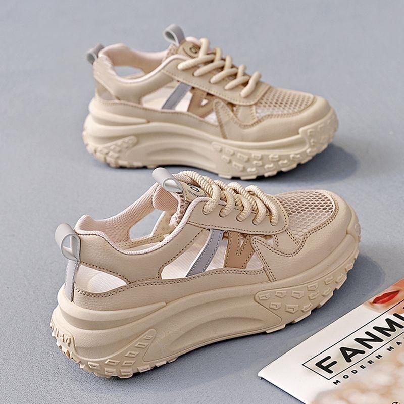 MISSY Giày Sneaker nữ đế mềm 5cm thoáng mát  MS638 Sneaker Shoes Cao Su