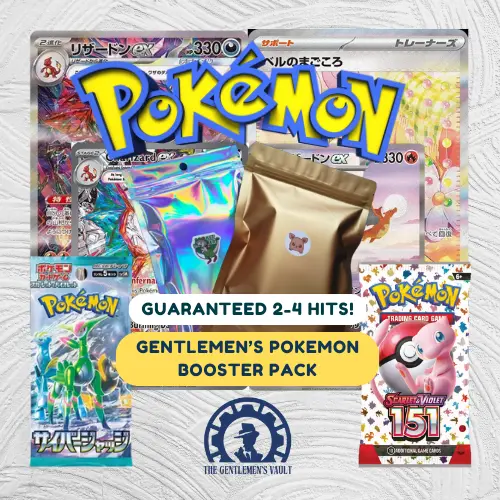 [4 Hits with Booster Packs] Pokemon TCG Gentlemen's Pack