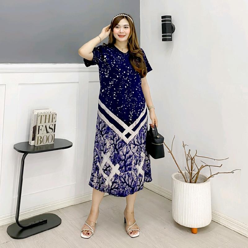 daster batik daster cap malaman daster rayon twill super tebal busui Bumil Motif Pekalongan remaja 5