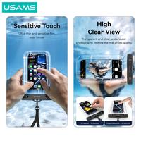 Gambar USAMS YD016 Waterproof Bag Phone Case 7.2Inch - YD016 Putih dari USAMS ID Official Kota Tangerang 5 Tokopedia