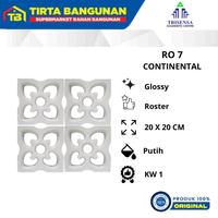 Gambar TRISENSA RO 7B CONTINENTAL 20 X 20 CM ROSTER KERAMIK LOBANG ANGIN VENTILASI PUTIH KW 1 - White dari Tirta Bangunan Kota Depok 4 Tokopedia