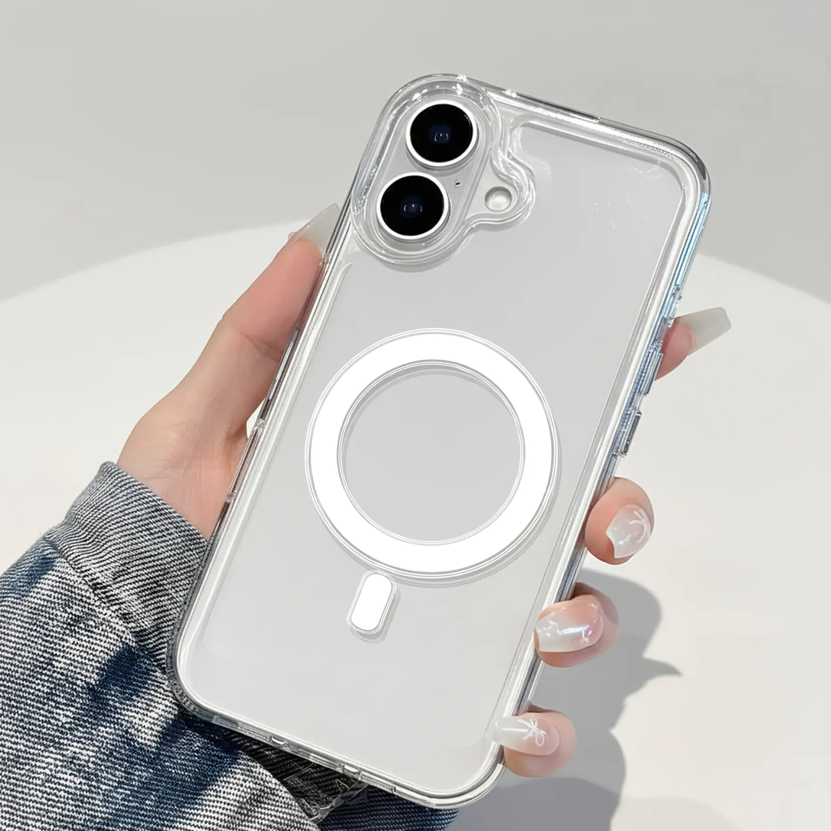 Softcase Bening Magsafe Untuk Oppo A6X A6T A6 A18 A17 A3 Clear Case Transparan Anti Gores Menguning Slim CBO-05