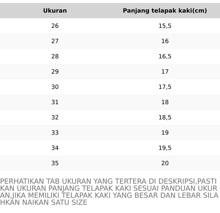 Sepatu sandal slop balet sepatu slop anak size 26-35 untuk usia 3-10 tahun