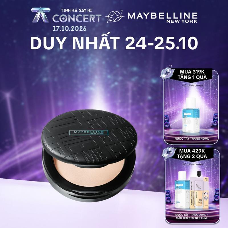 Phấn Phủ Kiềm Dầu Mịn Lì 16H, Che Phủ, Chống Nắng SPF32 PA+++ Maybelline New York Fit Me Compact 6g
