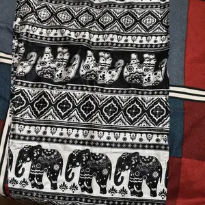 Celana Anak Kulot Tanggung Motif Gajah Thailand Panjang Bahan Rayon Premium Adem Nyaman Model Longgar Pinggang Karet Elastis - Fashion