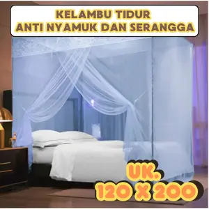 KELAMBU KOTAK POLOS UKURAN 120X200 ANTI NYAMUK