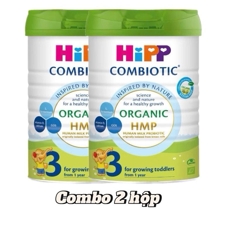 Combo 2 hộp Sữa tăng Trưởng Hipp Organic combiotic số .1. lon 800g nhập khẩu Đức