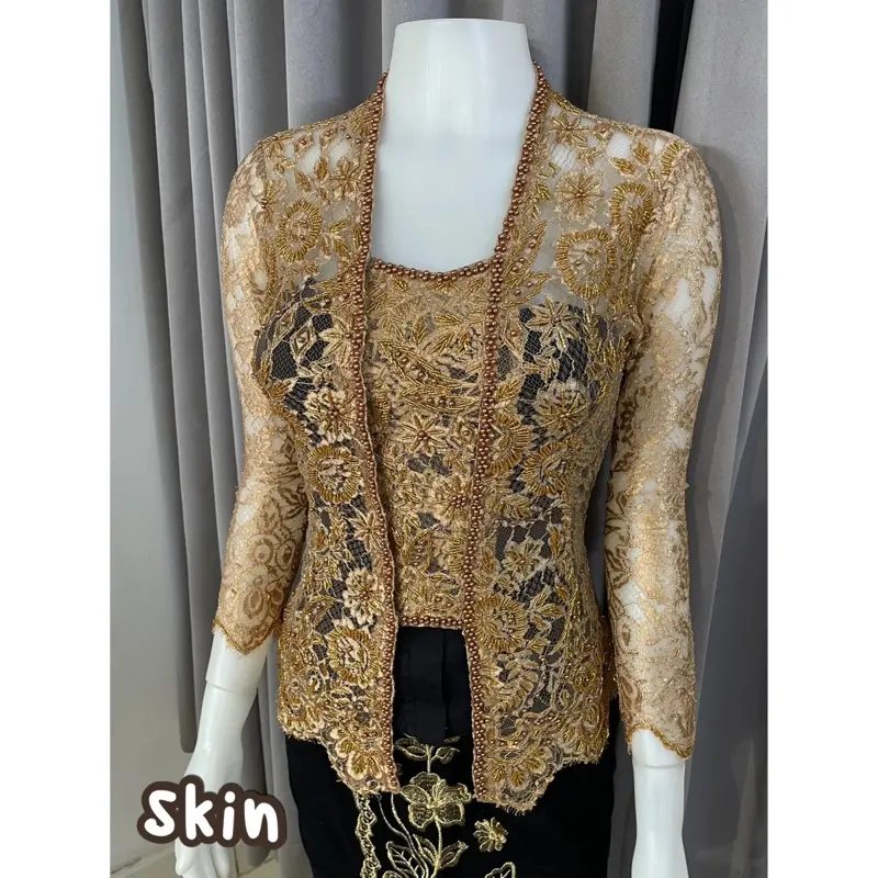 SIMONA KEBAYA - PAYET SASHI SERI 2 - (KEBAYA SAJA) PAYET METALIK GLOSSY Atasan Baju Wanita Wisuda Dewasa 8