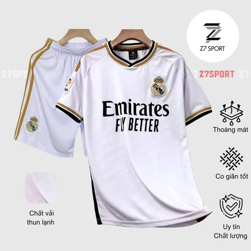 Bộ quần áo bóng đá, đồ đá banh RIÊU MỚI logo THÊU vải Thun lạnh cao cấp loại I Top Sport