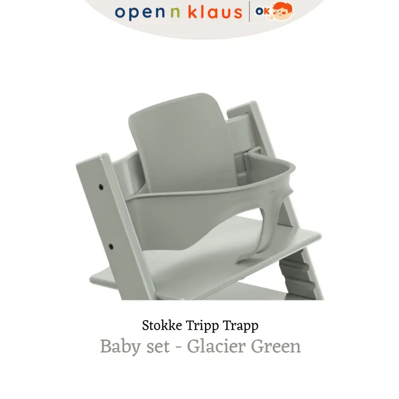 STOKKE Baby set - Guardrail and extended gliders-   for Tripp Trapp Adjustable High chair MPASI bayi 4