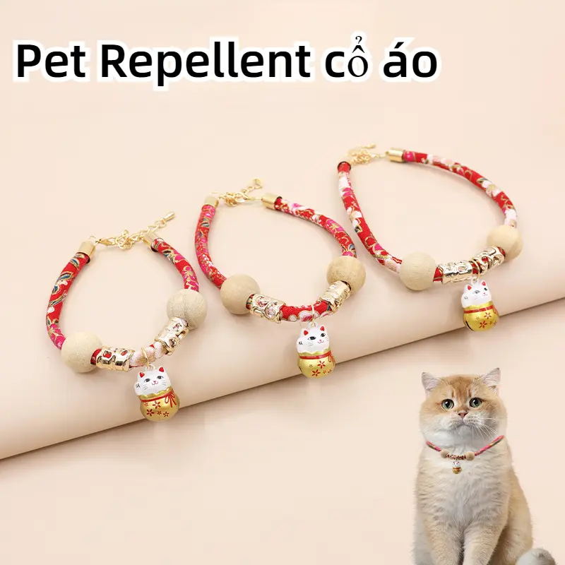 Vòng cổ cho thú cưng, đồ trang trí cho mèo, vòng cổ, đồ dùng cho mèo 0