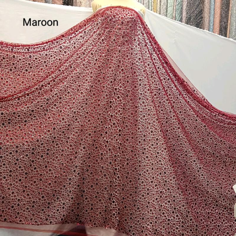 Tile payet bahan kebaya motif terbaru ( Harga permeter 1m ) 1