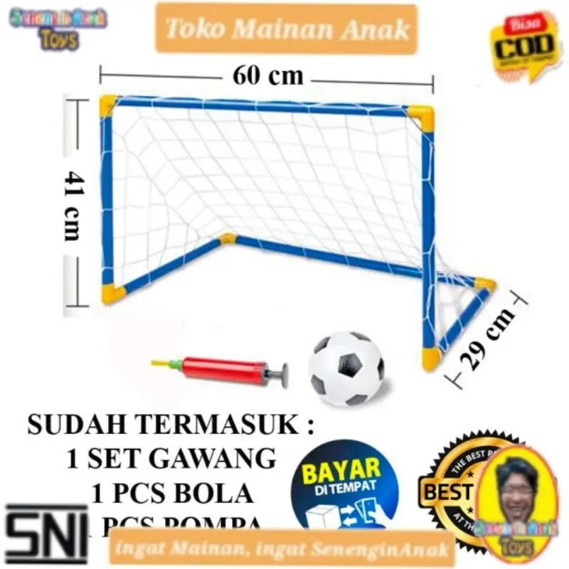 Mainan Gawang Bola Foot Ball SPORT Sepak Bola KAKI FootBall Mainan Anak 0