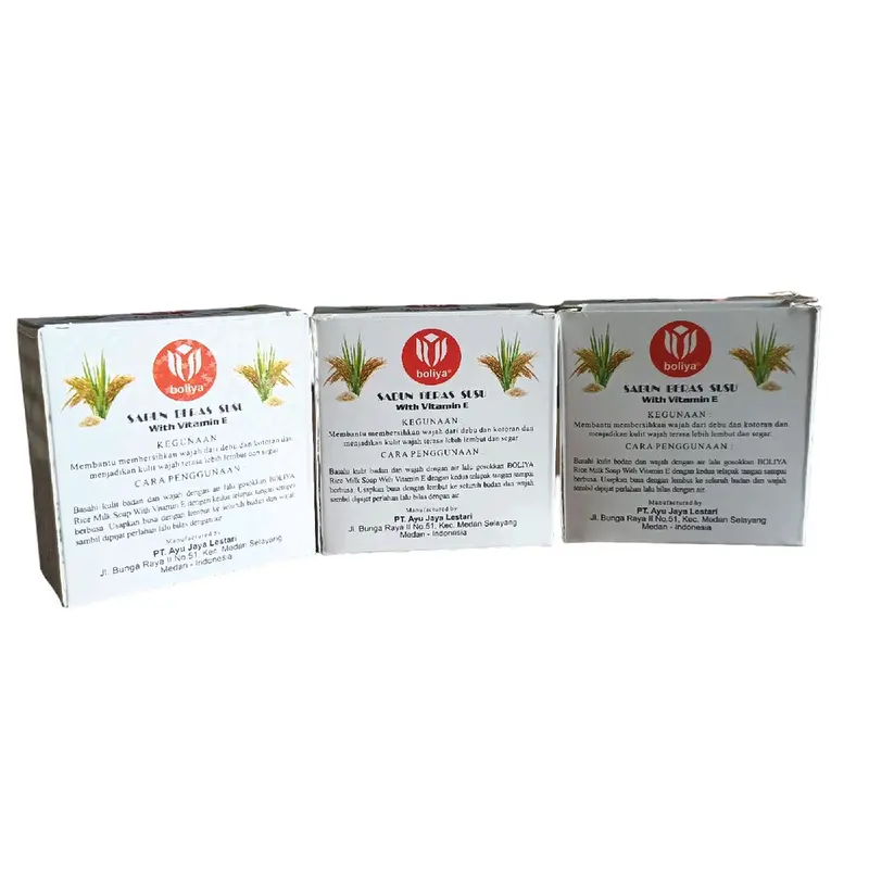 Sabun Beras Susu Boliya Per 3 Pcs 3