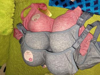 Product Review of Tally Bra Bh 019 | Tanpa Kawat | Busa Tipis | Cup C | Full Cup | Size 36-42 | Kait 3 | Bahan Katun Halus from h**r 0