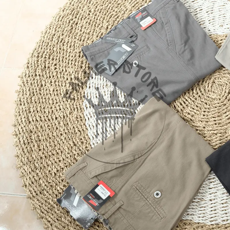 FALMER | Celana Panjang Kanvas Bahan Katun Non Stretch Isi 2 Pcs 2