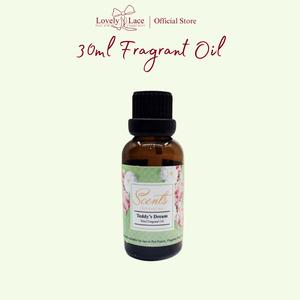 Lovely Lace 30ml Minyak Wangian (FRAGRANT OIL) Untuk Aromaterapi, Spa, Pusat Urut, Kegunaan Rumah, Hotel, Homestay, Ruang Tamu, Tandas Sesuai Untuk Pembakar Minyak, Pembakar Elektrik, Pot Pourri, Batu Wangi, Penyebar Udara Kabus. Penting