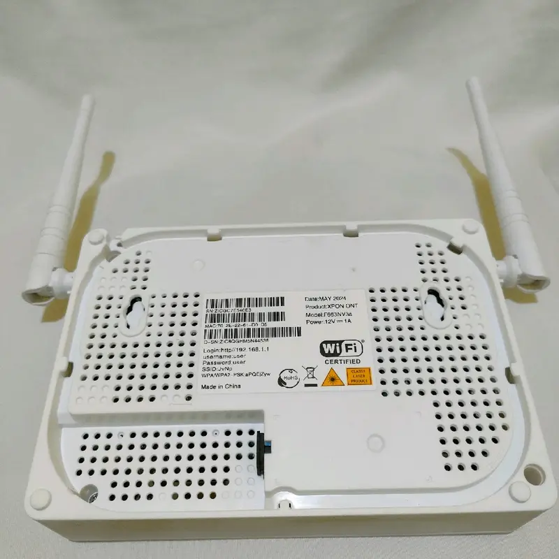 Router Xpon F663nv3a New 2024 Plus Adaptor Manufacturer Warrenty Tanpa Garansi Modems & Wireless Routers 2