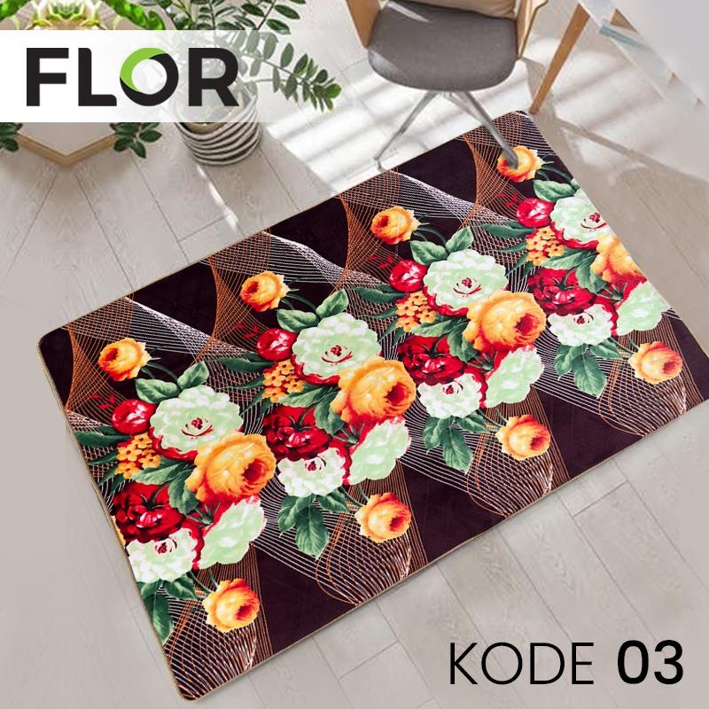 Karpet Lantai Empuk Busa Malaysia Bahan Kain Flanel Polyester Size 140x190 (Medium) Carpet 3