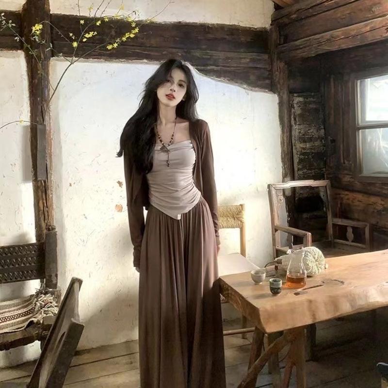 OneSet Atasan Wanita Casual Setelan Knit  Basic Adem Celana Panjang Baju Wanita Santai M623 3