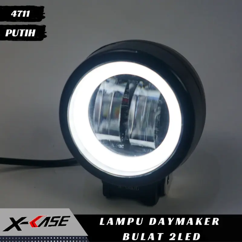 Lampu Tembak Sorot Daymaker Bulat Led 2 Mata Lampu Sorot Senja Led Warna Universal 5