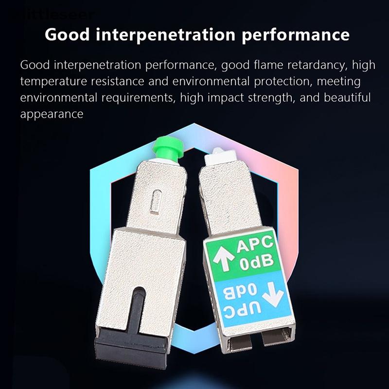 1Pc SC/APC Male To SC/UPC Female Adapter Fiber Optik 0dB - Shop | Tokopedia