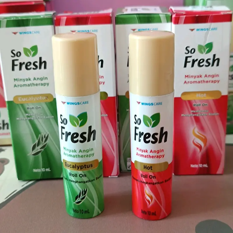 paket hemat 4 pcs So Fresh care minyak angin aromaterapi 2