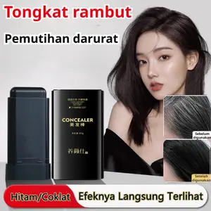Hair Shadow Penutup Uban Instan Hair Line Corrector 20G Bedak Penutup Uban Hairline Powder Stick Bedak Penutup Kebotakan